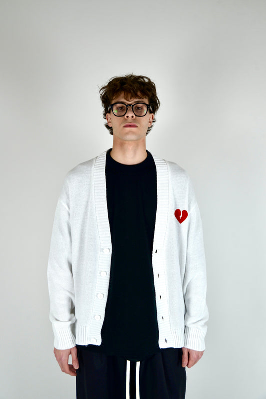 Cardigan Love Bianco