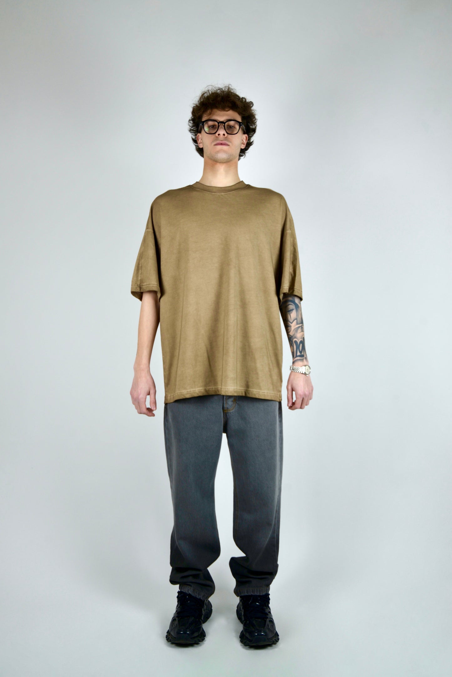T-shirt Oversize Slavata Cammello