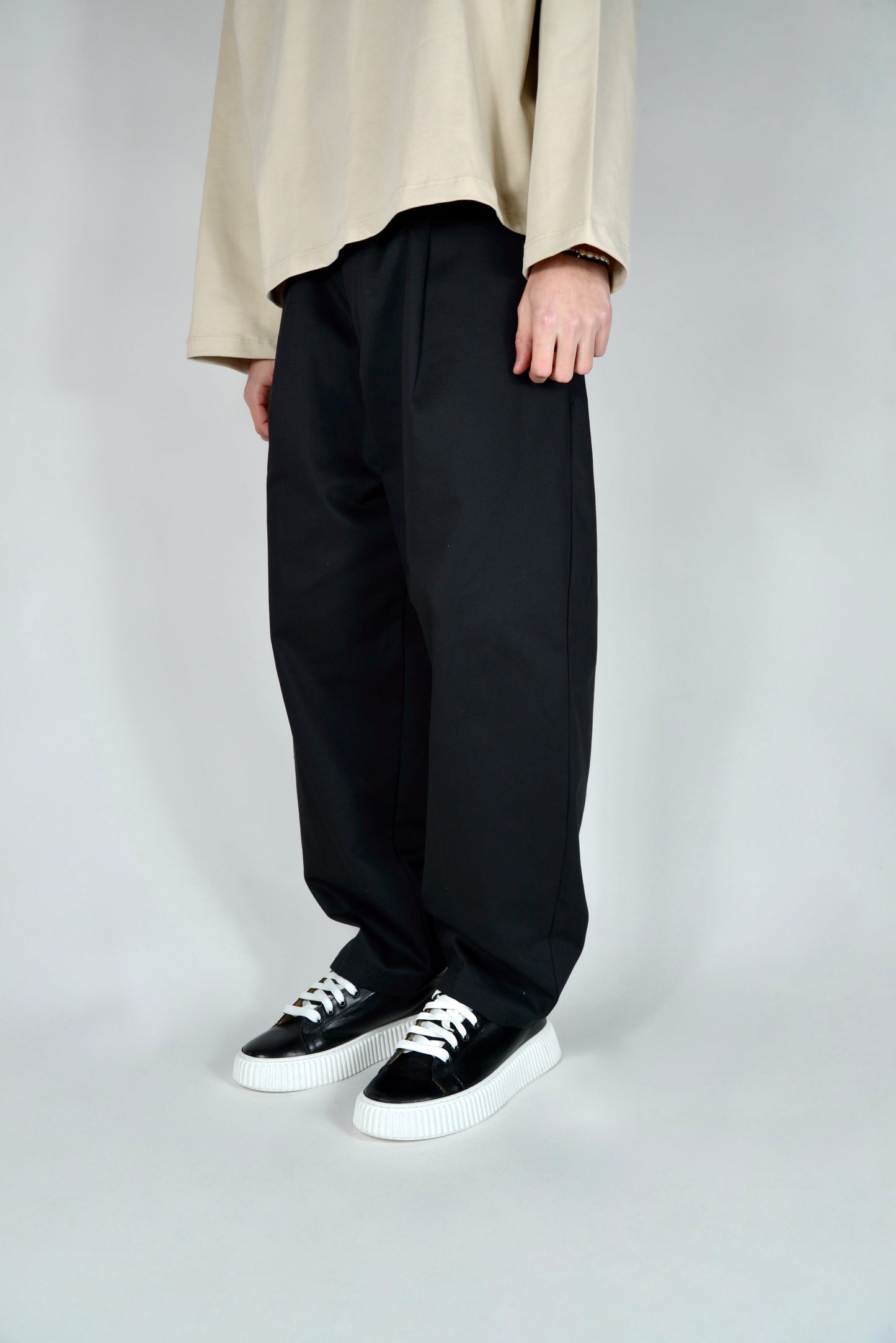 Pantalone Straight Leg Nero