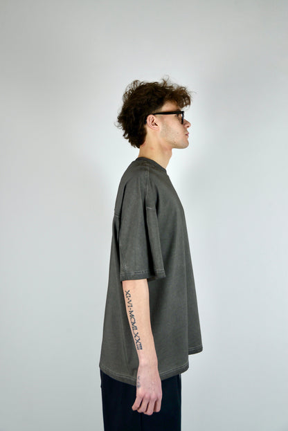 T-shirt Oversize Slavata Grigia