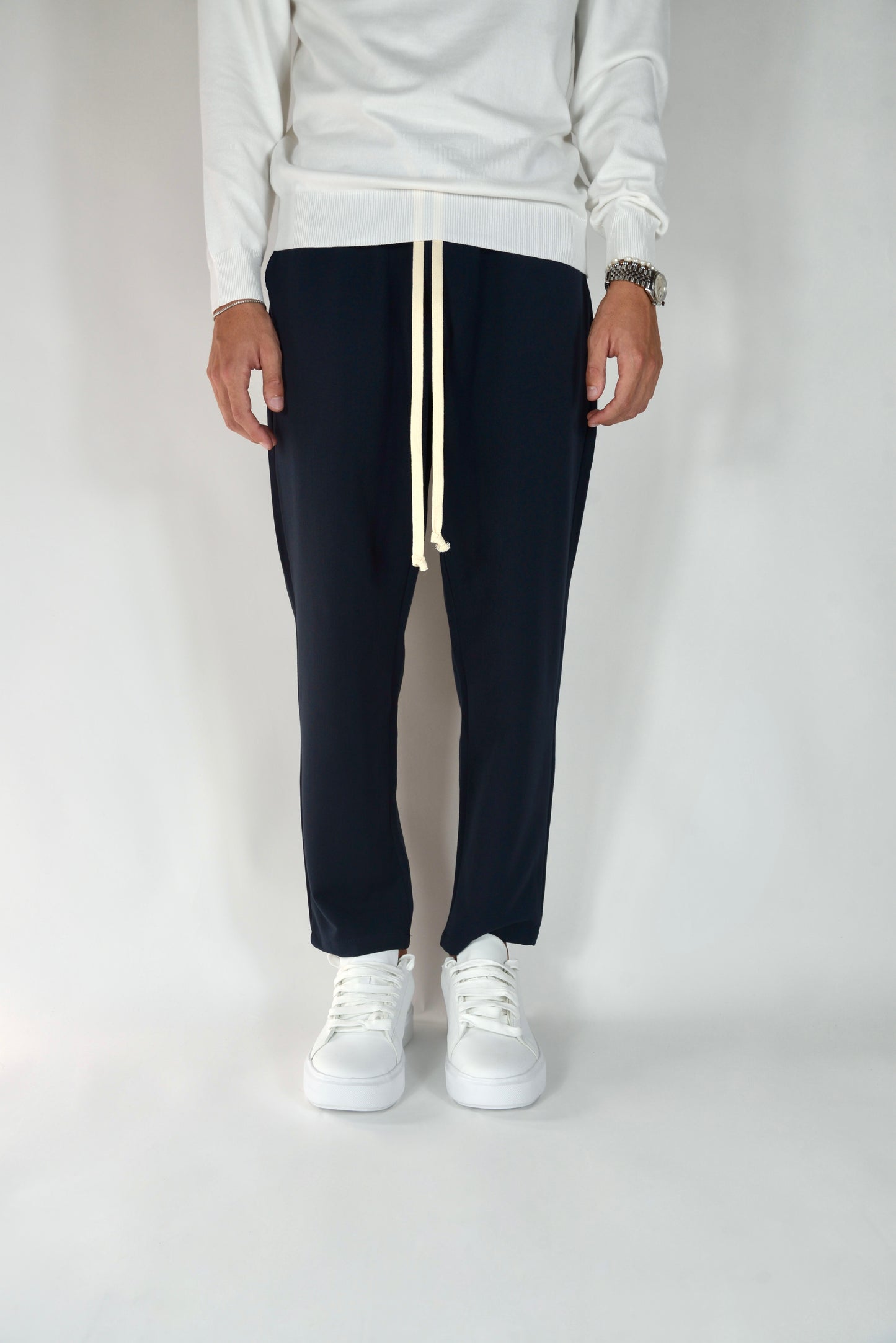 Pantalaccio Elegante Skinny Fit Blu Notte