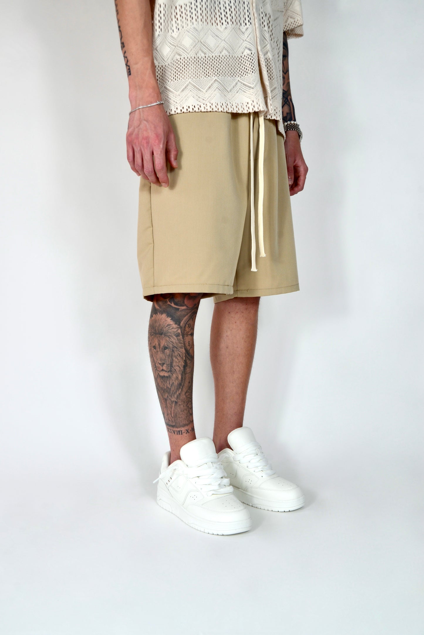 Pantaloncino Elegante Beige