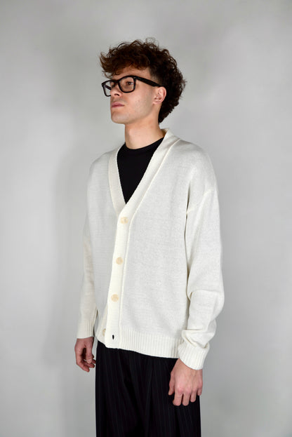 Cardigan Cropped Panna