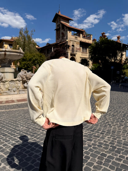 Waffle Longsleeve Crema
