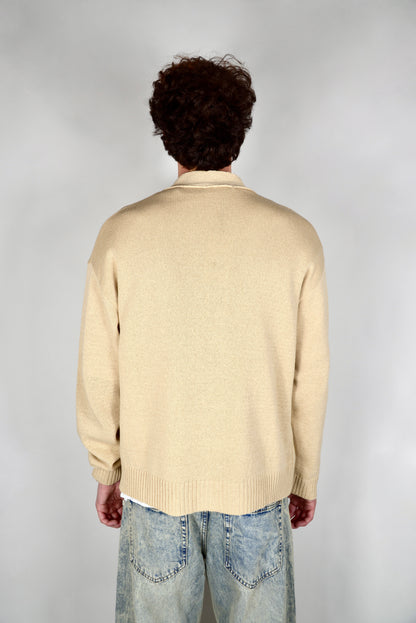 Cardigan Cropped Beige