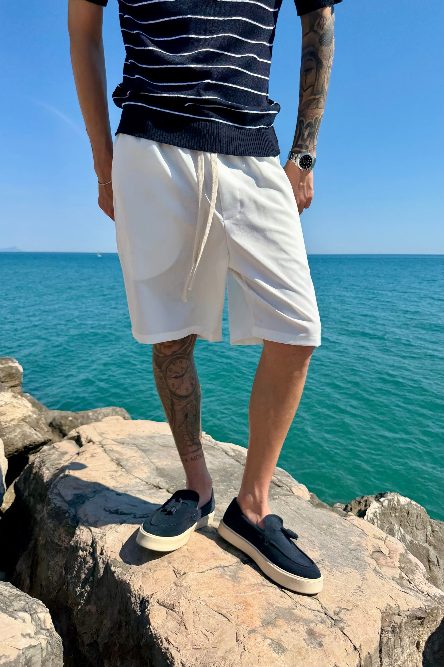Pantaloncino Elegante Bianco