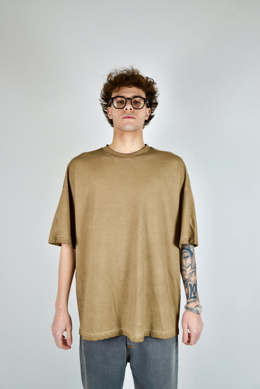 T-shirt Oversize Slavata Cammello