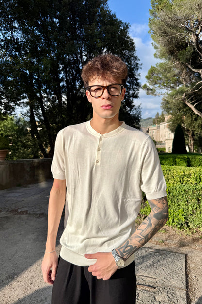 T-shirt Serafino Bianca