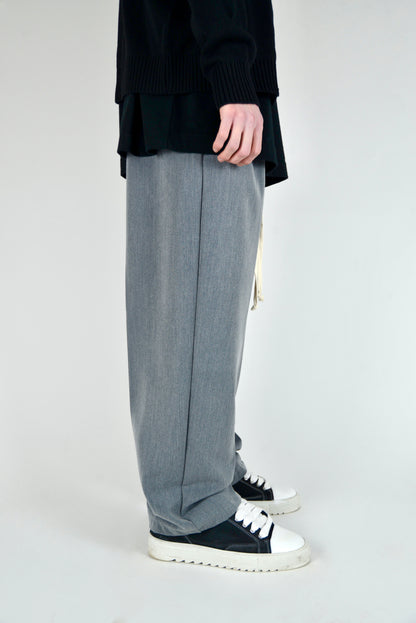 Pantalaccio Elegante Oversize Fit Grigio