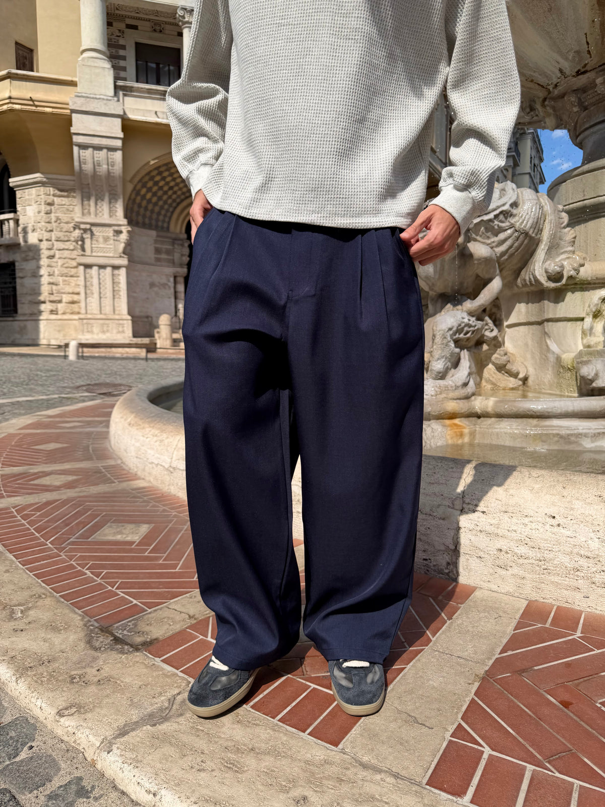 Pantalone New York Blu