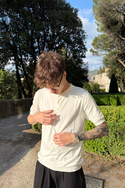 T-shirt Serafino Bianca
