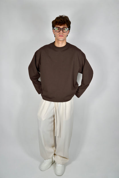 Longsleeve Marrone