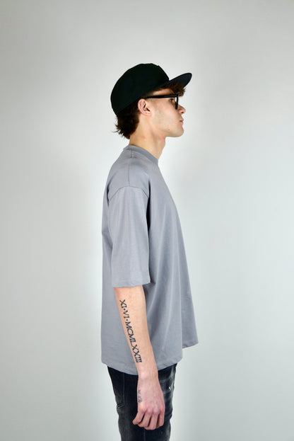 T-shirt Crop Grigia