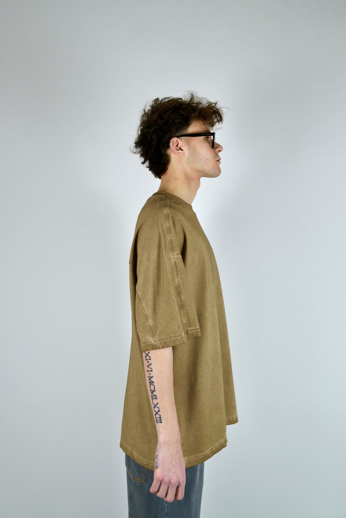 T-shirt Oversize Slavata Cammello