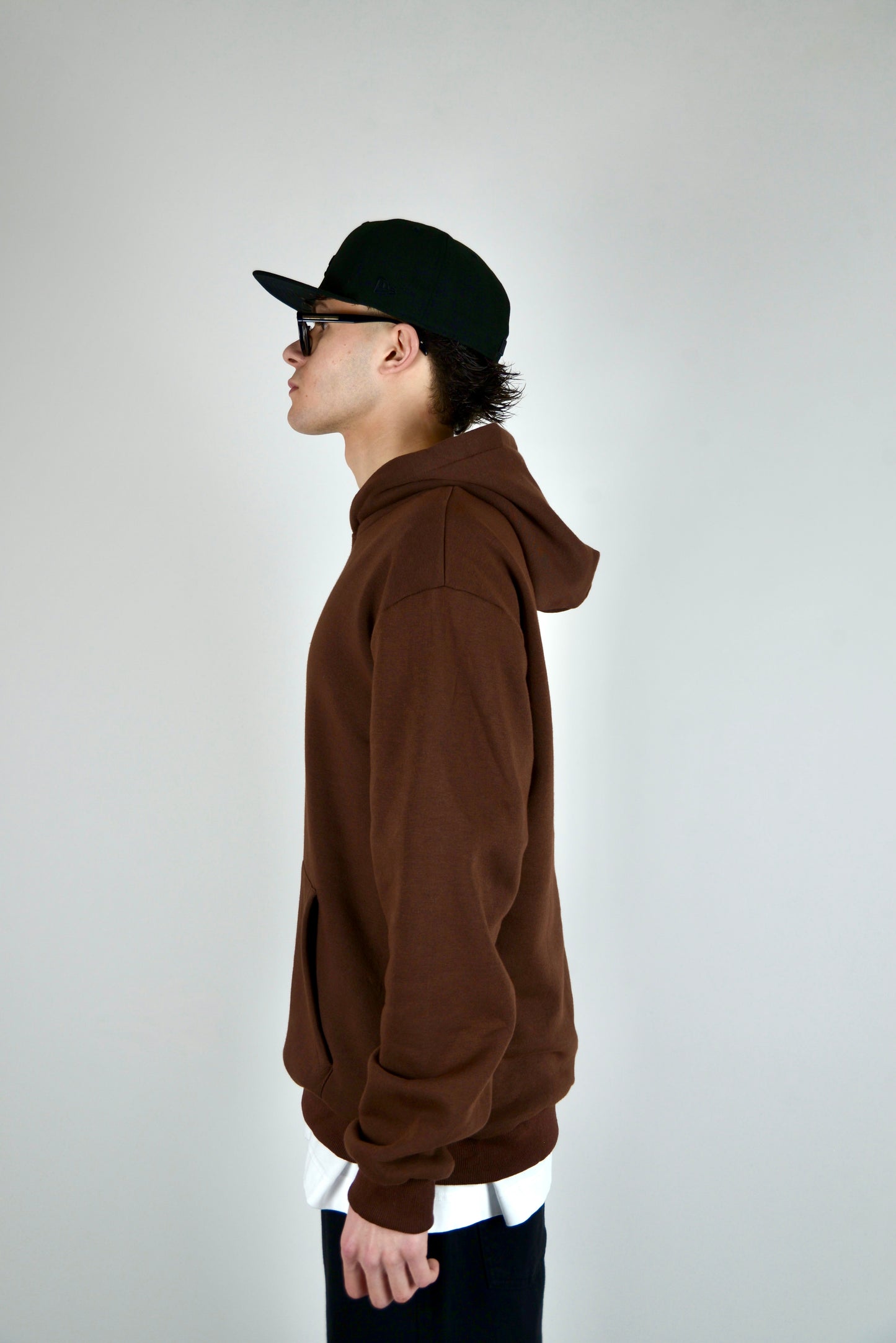 Felpa In Cotone Regular Fit Marrone