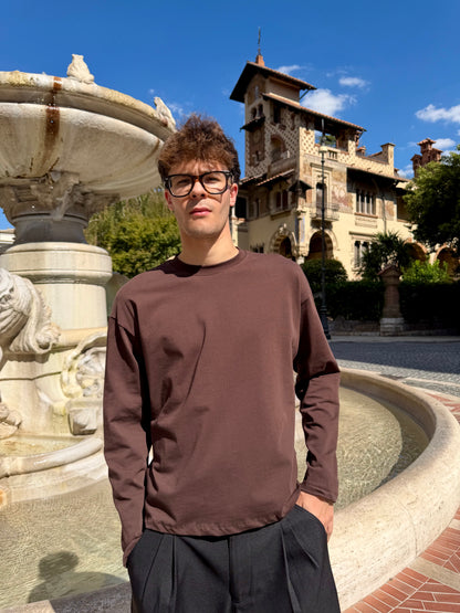 Longsleeve Marrone