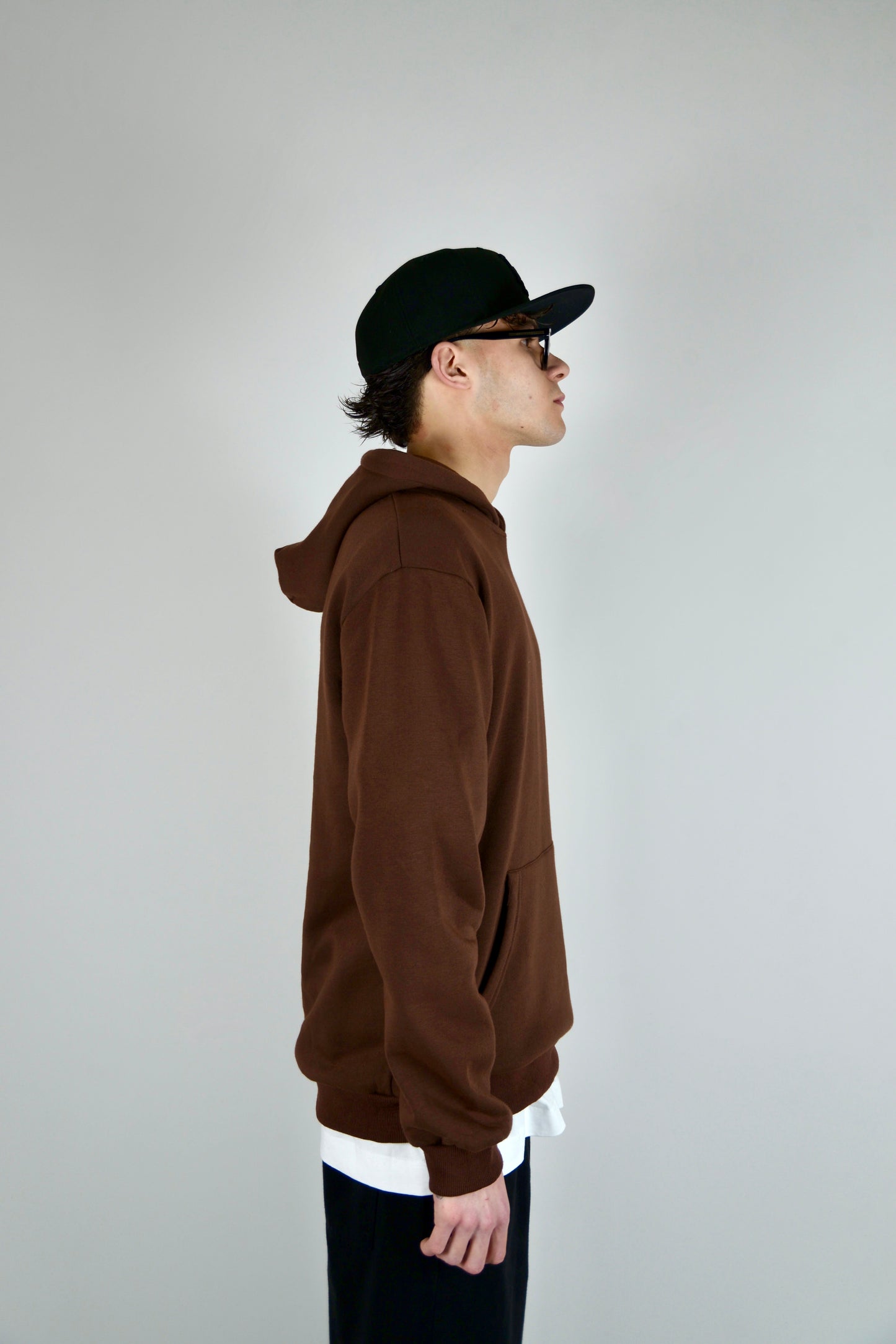 Felpa In Cotone Regular Fit Marrone