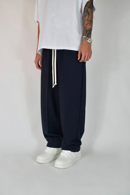 Pantalaccio Elegante Invernale Blu Notte Oversize Fit