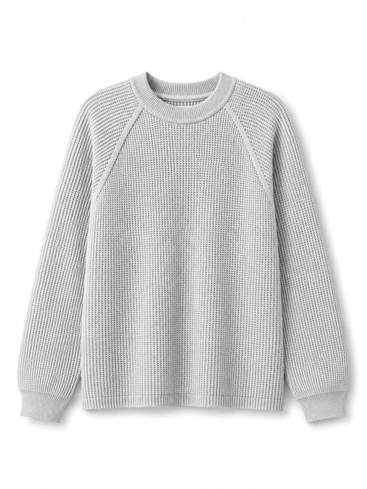 Waffle Longsleeve Grigia