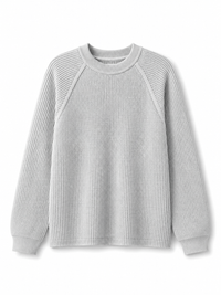 Waffle Longsleeve Grigia