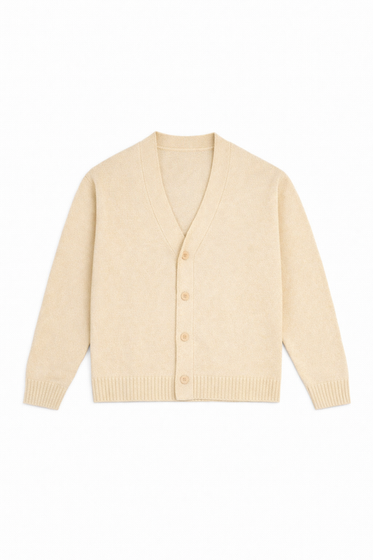 Cardigan Cropped Beige