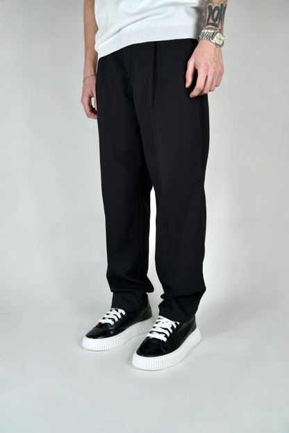 Pantalone Elegante Regular Fit Nero