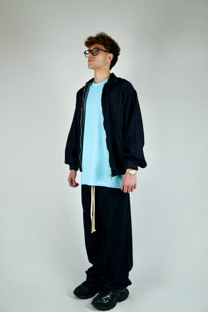 Coordinato In Denim Nero