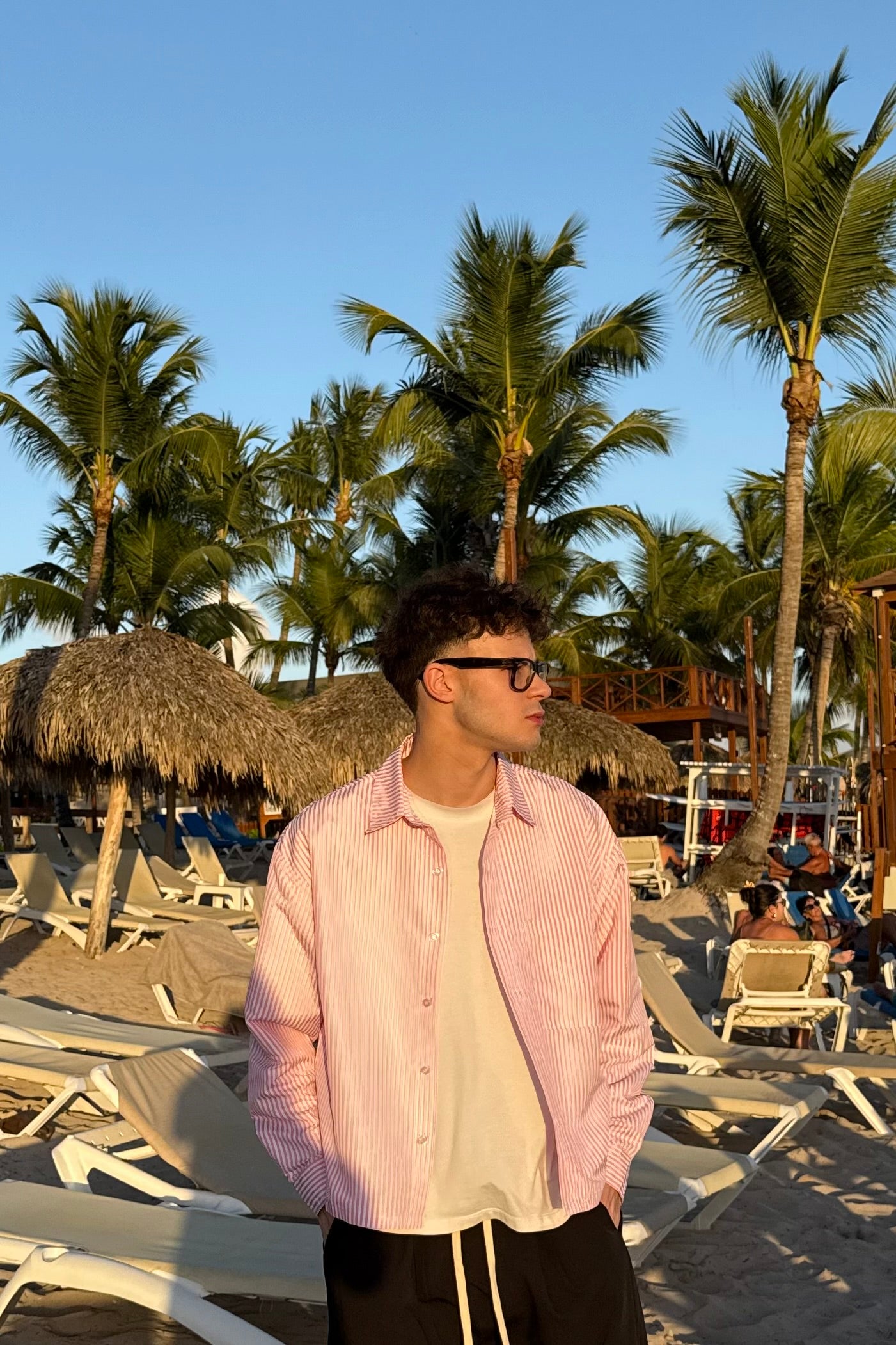 Camicia Millerighe Rosa