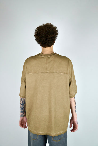 T-shirt Oversize Slavata Cammello