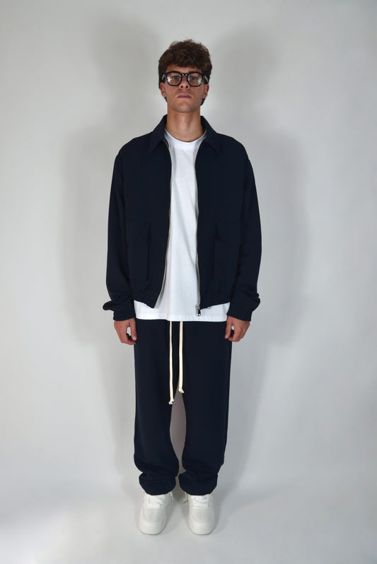Coordinato Elegante Blu Notte