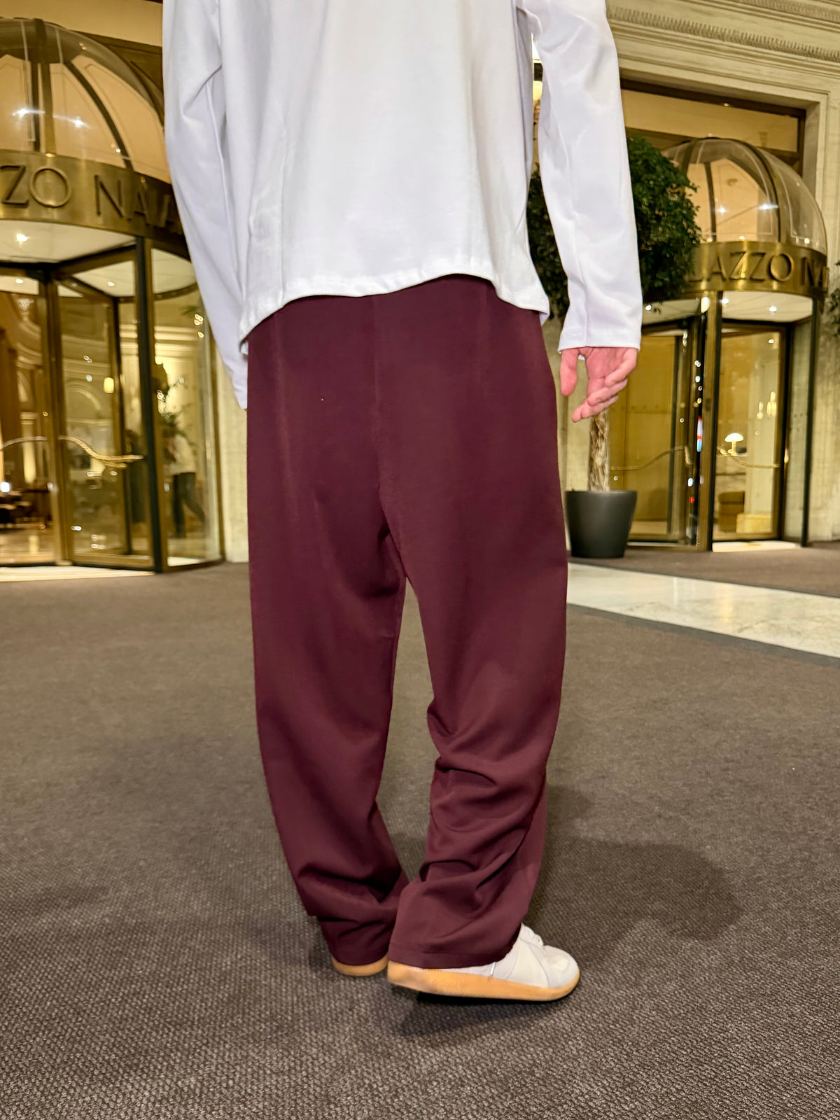 Pantalaccio Elegante Borgogna