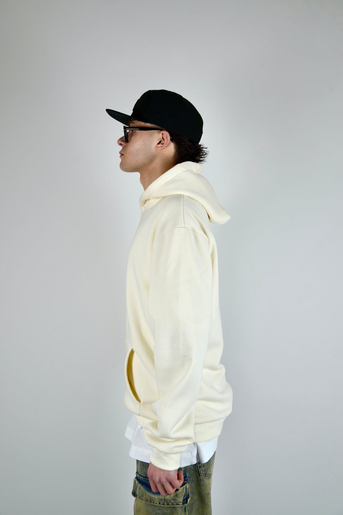 Felpa In Cotone Regular Fit Beige