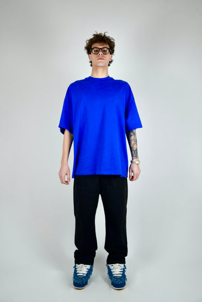 T-shirt Oversize Blu Elettrica