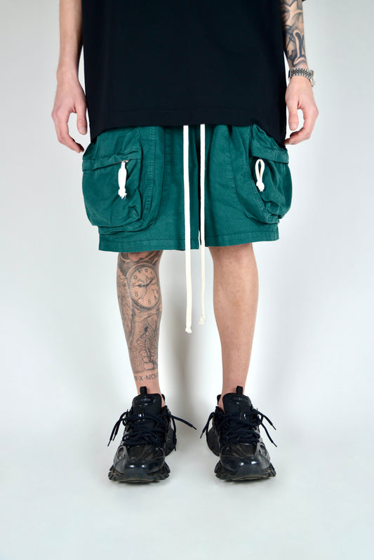 Pantaloncino Cargo Frontale Verde