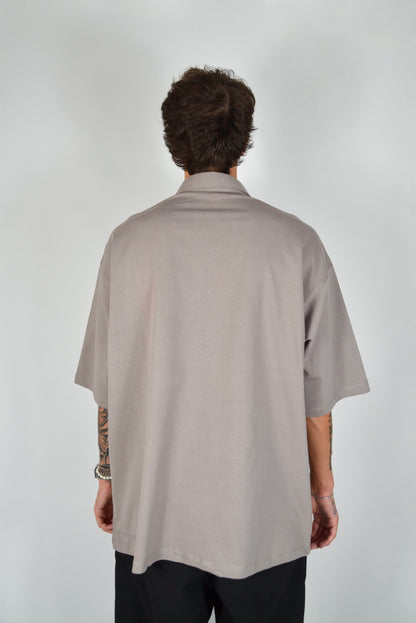 Polo Oversize Fango