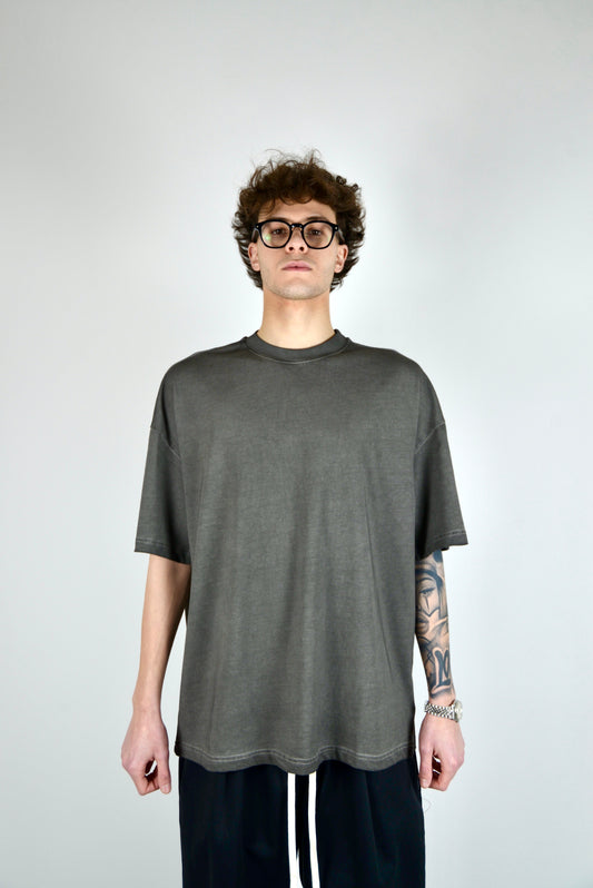 T-shirt Oversize Slavata Grigia
