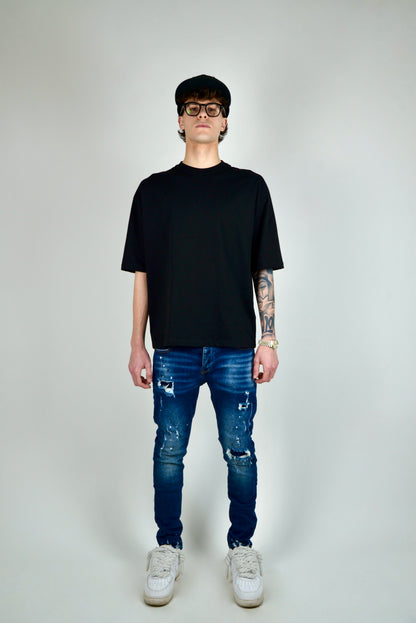 T-shirt Crop Nera