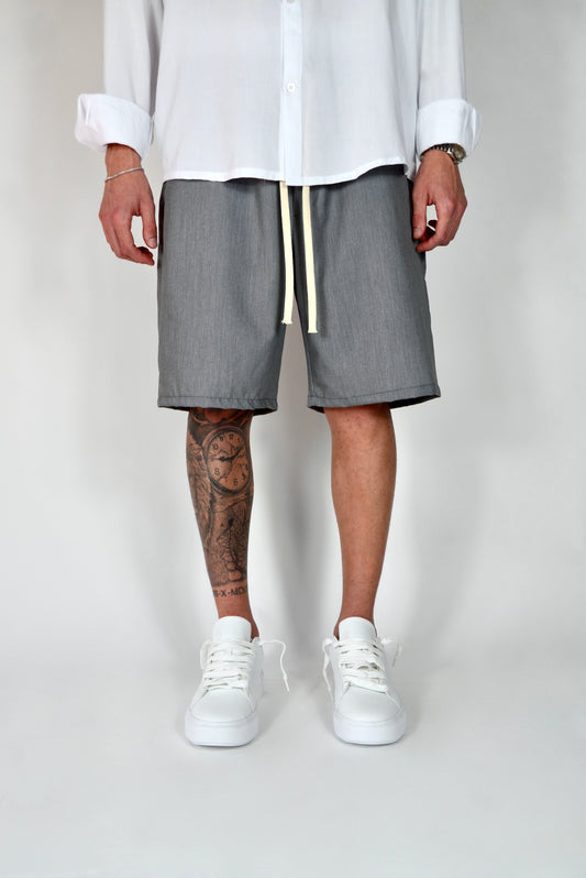 Pantaloncino Elegante Grigio