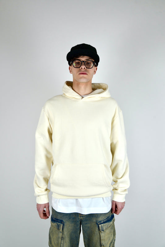 Felpa In Cotone Regular Fit Beige
