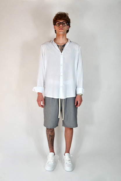 Pantaloncino Elegante Grigio