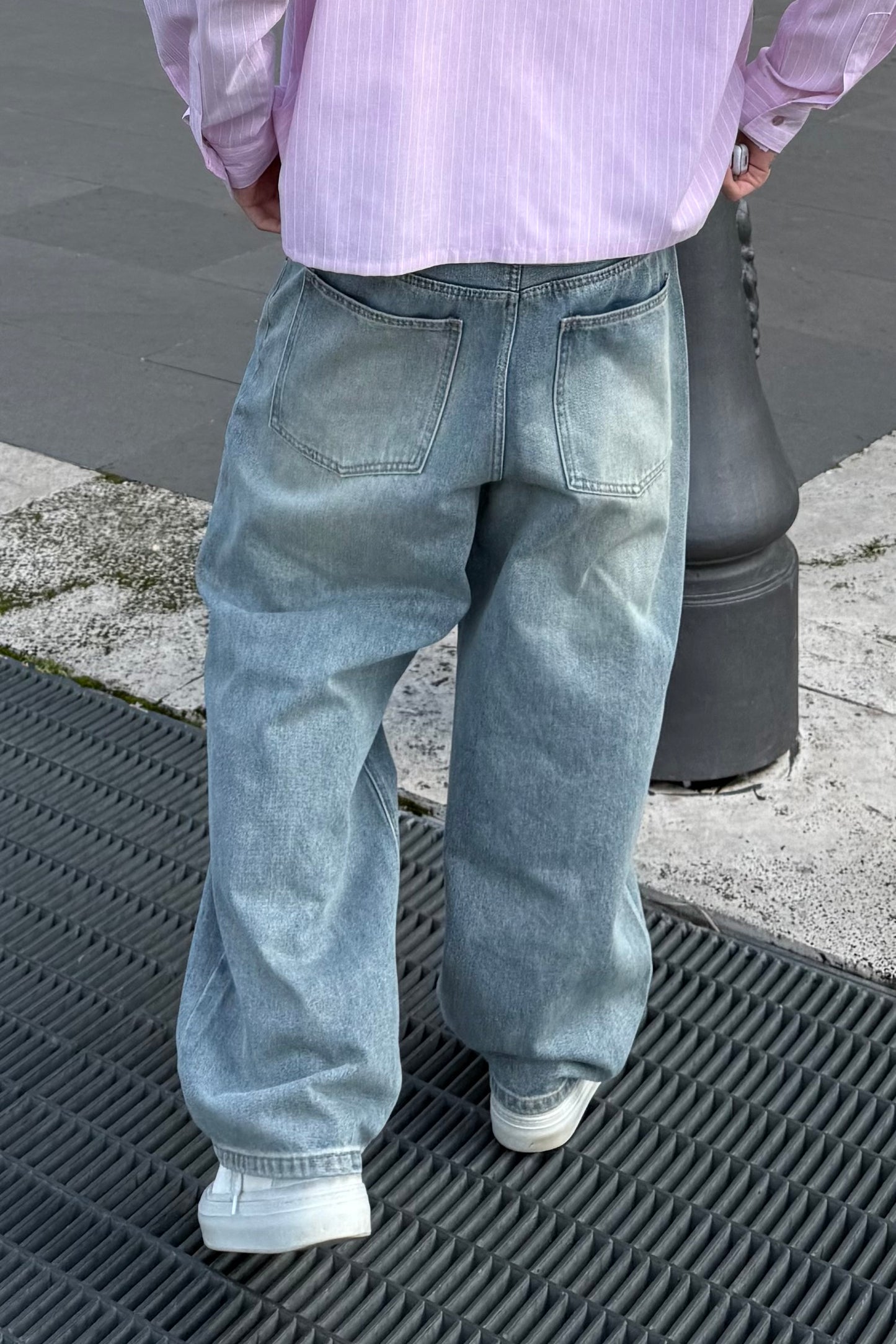 Jeans Super Baggy Celeste