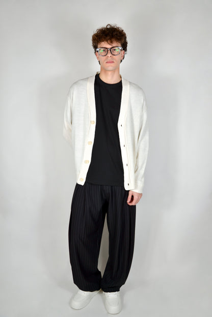 Cardigan Cropped Panna