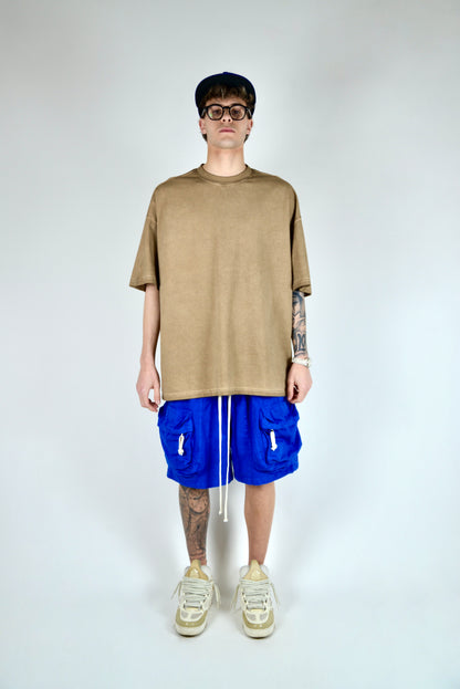 Pantaloncino Cargo Frontale Blu Elettrico