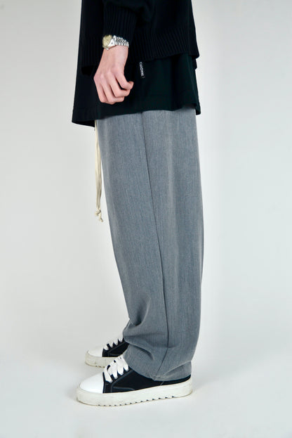 Pantalaccio Elegante Oversize Fit Grigio