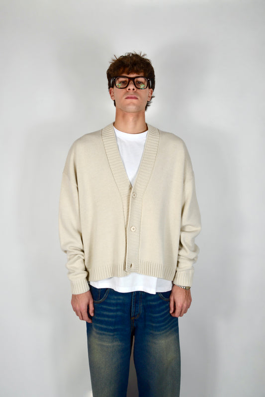 Cardigan Cropped Kareem Beige