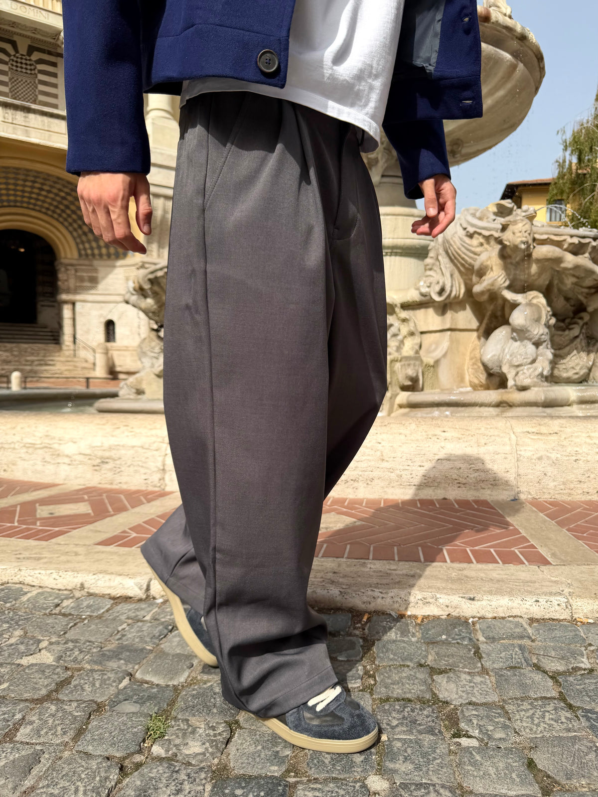 Pantalone New York Grigio