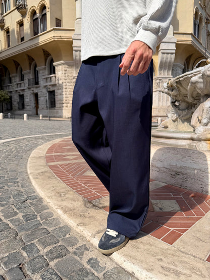 Pantalone New York Blu
