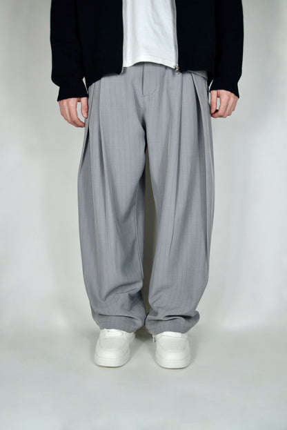 Pantalone Gessato Grigio