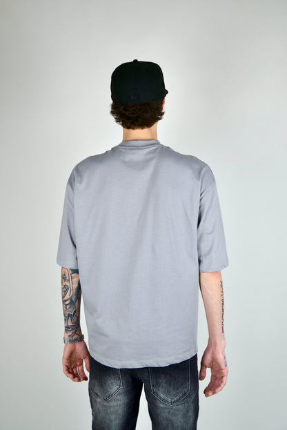 T-shirt Crop Grigia