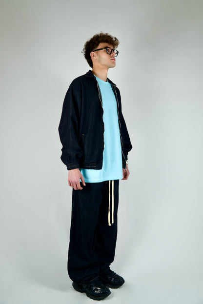 Coordinato In Denim Nero